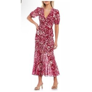 New Sachin + Babi X Dillard's Erin Pink
Floral Midi Dress Size 8